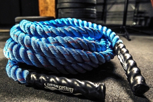 EliteSRS Fitness Battle Ropes with Anchor Kit for Core Exercise