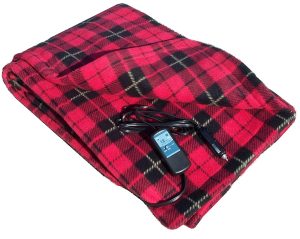 Heated Fleece Travel Electric Blanket trillium