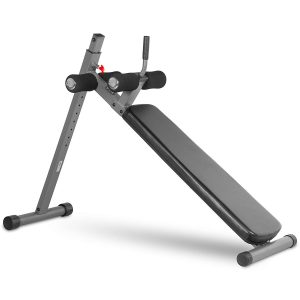XMark Fitness 12 Position Ergonomic Adjustable Decline Ab Bench