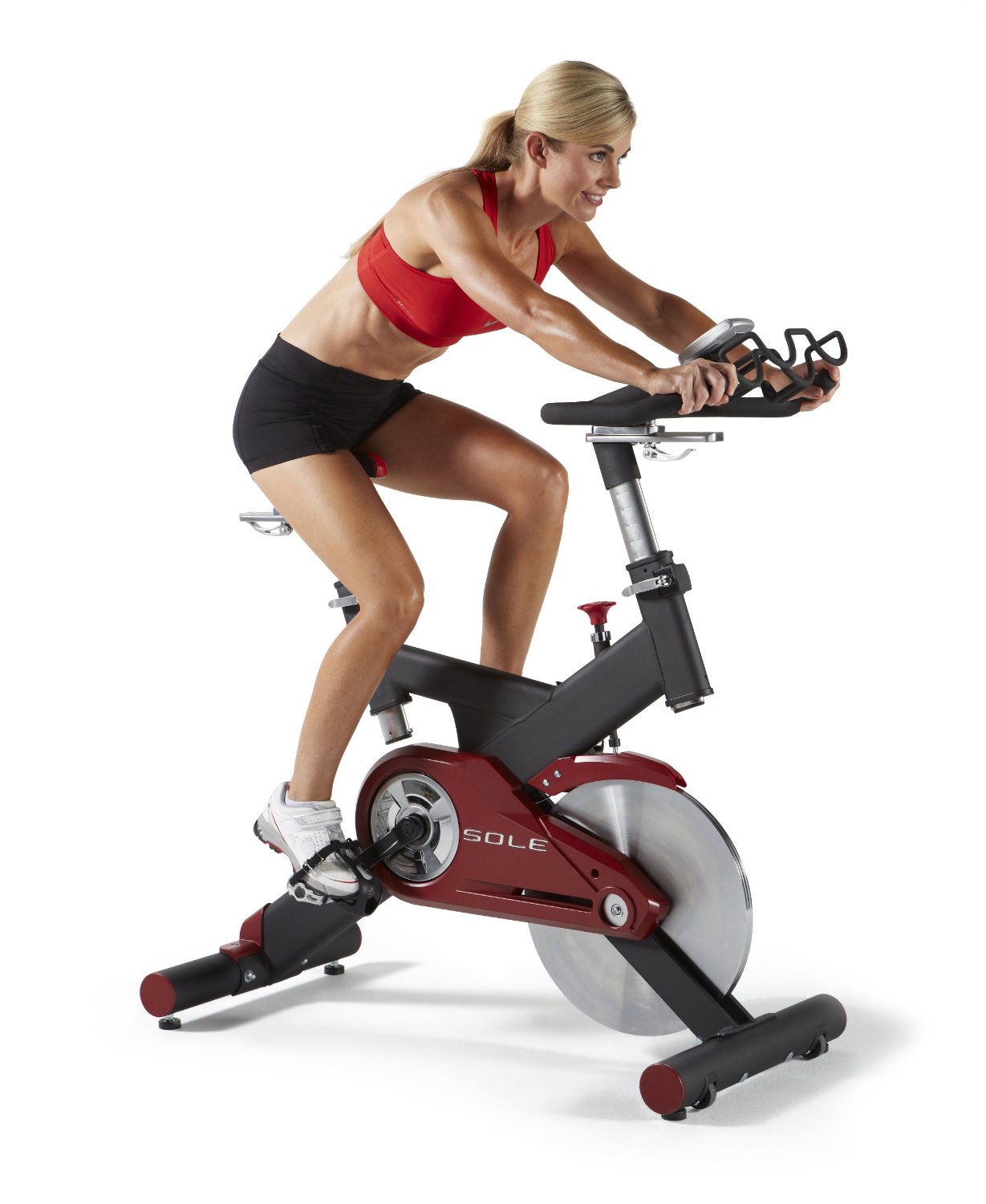 Fitleader Indoor Exercise bike Upright Home Cycling Gym Stationary Cardio Bike 
